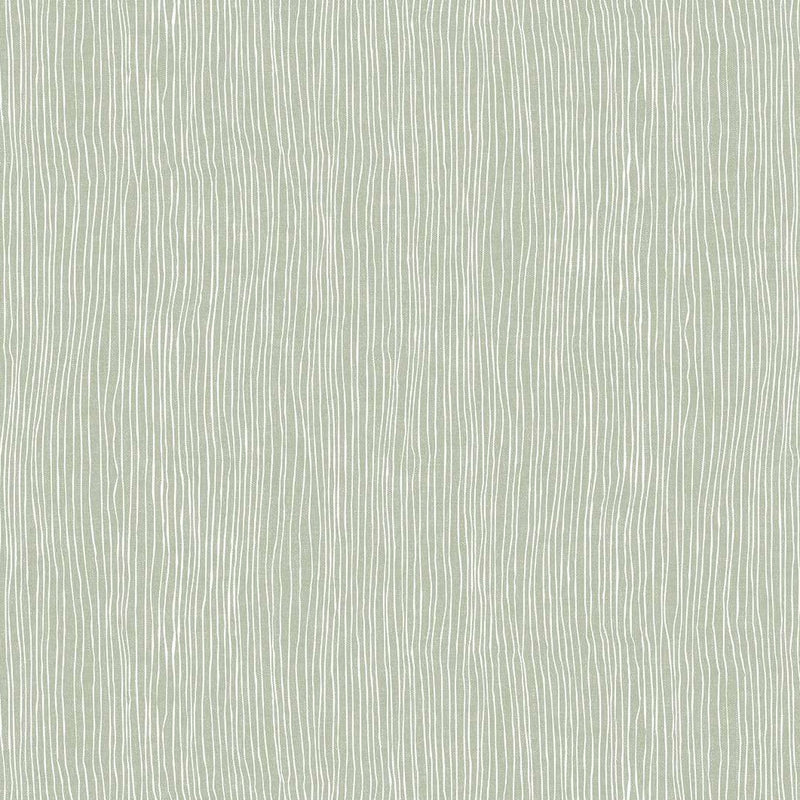Wavy Lines Sage Green Effect Vinyl Oilcloth Tablecloth