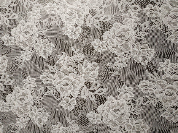 Orla Lace Pattern Grey PVC Vinyl Wipe Clean Tablecloth 220cm x 140cm Warehouse Clearance