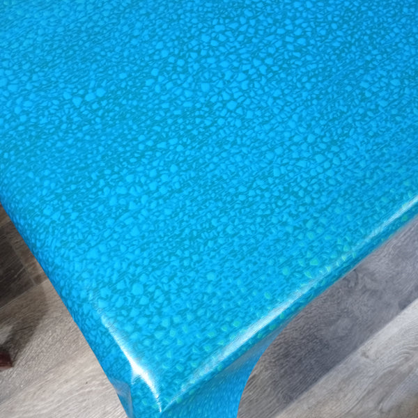 Aegean Azure  PVC Vinyl Tablecloth 20 Metres