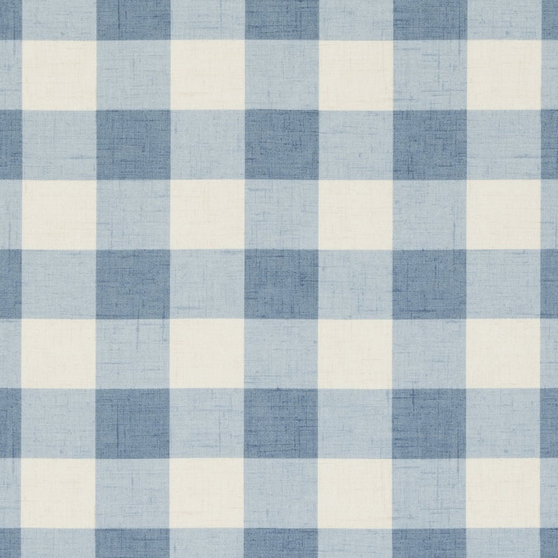 Clarke and Clarke Polly Check Chambray Oilcloth Tablecloth