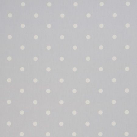 Dotty Grey Oilcloth Tablecloth by Clarke and Clarke