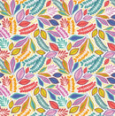 Tutti Fruity Tropical Leaves PVC Vinyl Oilcloth Tablecloth