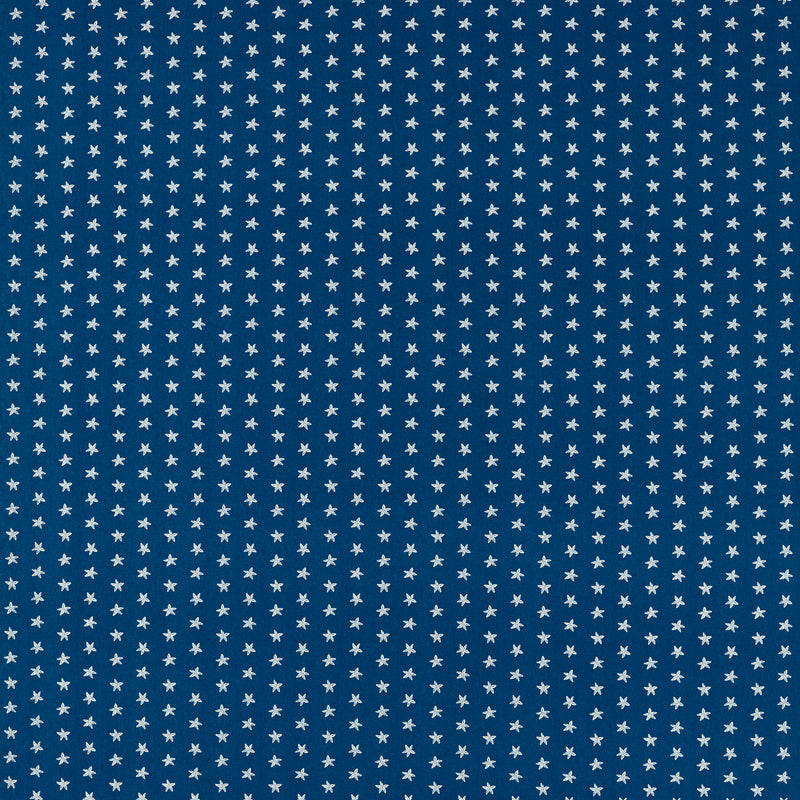 Seastar Navy Blue Star Fish Matt Oilcloth Table Cloth