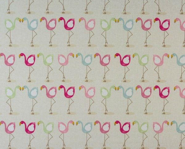 Fryetts Flamingo Cotton Oilcloth Tablecloth