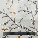 Pussy Willow Grey  PVC Vinyl Oilcloth Tablecloth