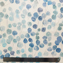 Lunaria Blue PVC Vinyl Oilcloth Tablecloth