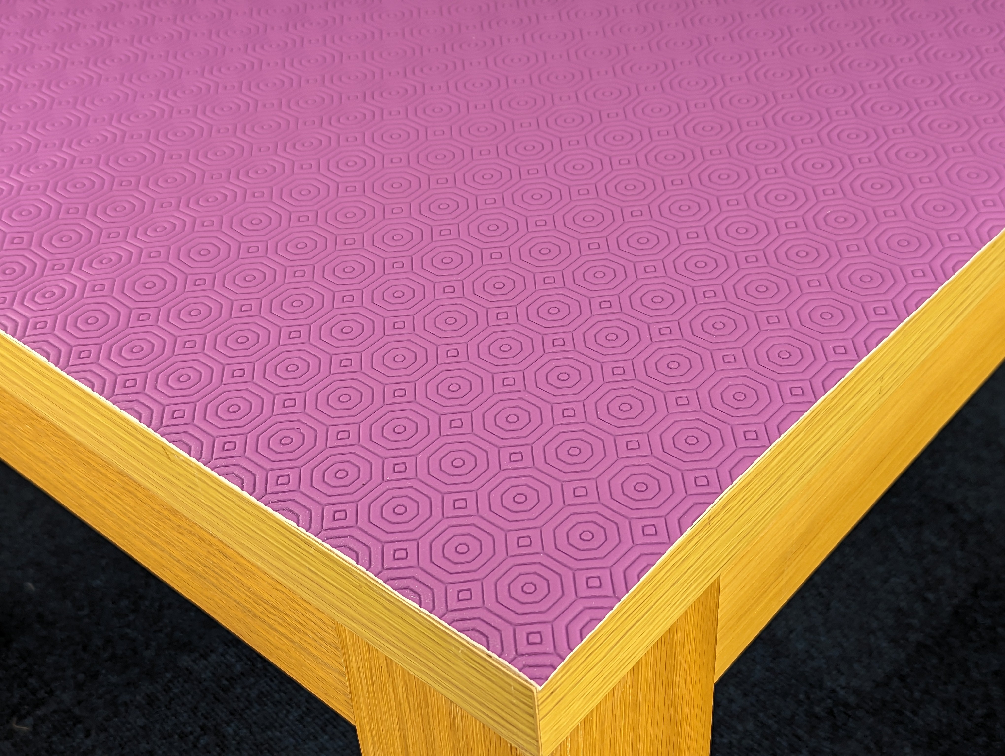 Table Protector Purple 140cm wide Home Table Protector Direct