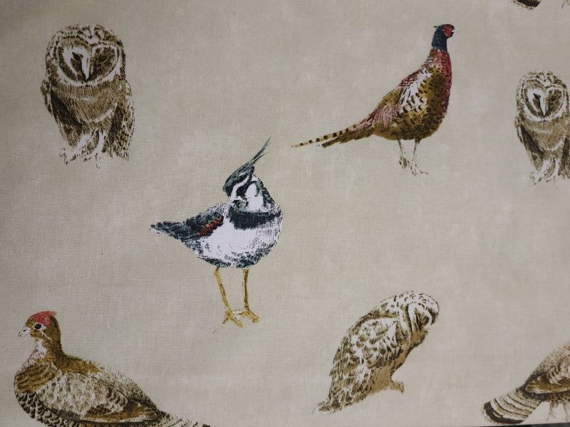 Prestigious Wild Birds Canvas Cotton Oilcloth Tablecloth
