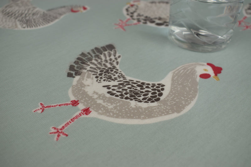 Rooster Duckegg Oilcloth Tablecloth