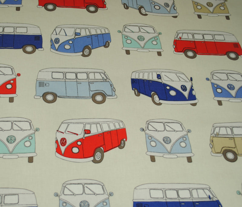 VW Camper Van BLUE Oilcloth Tablecloth