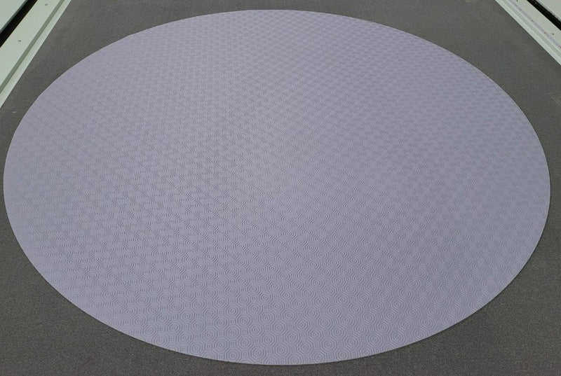 Table Protector Airforce Blue Grey Round 137cm - Warehouse Clearance