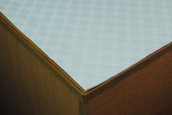 Table Protector Cream 65cm x 100cm  Classic -sample- rounded corners- Warehouse Clearance
