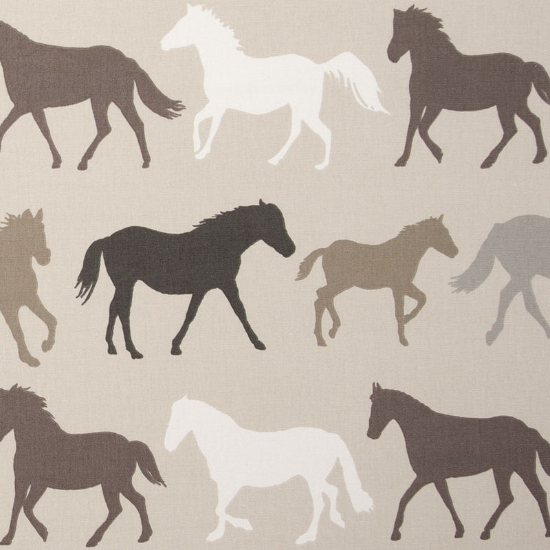 Horse Stampede Linen Oilcloth Tablecloth