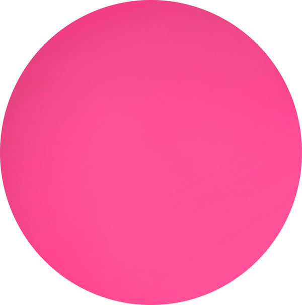 Round Wipe Clean Tablecloth Vinyl PVC 140cm Plain Pink