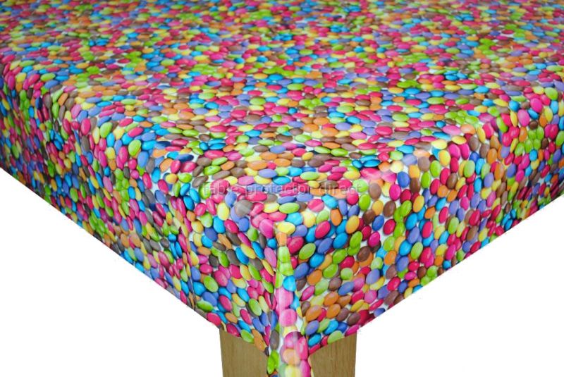 Smartie Sweets Vinyl Oilcloth Tablecloth