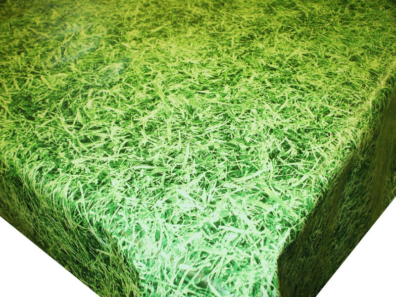 Grass Vinyl Oilcloth Tablecloth