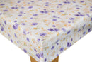 Felicity Lilac Vinyl Oilcloth Tablecloth