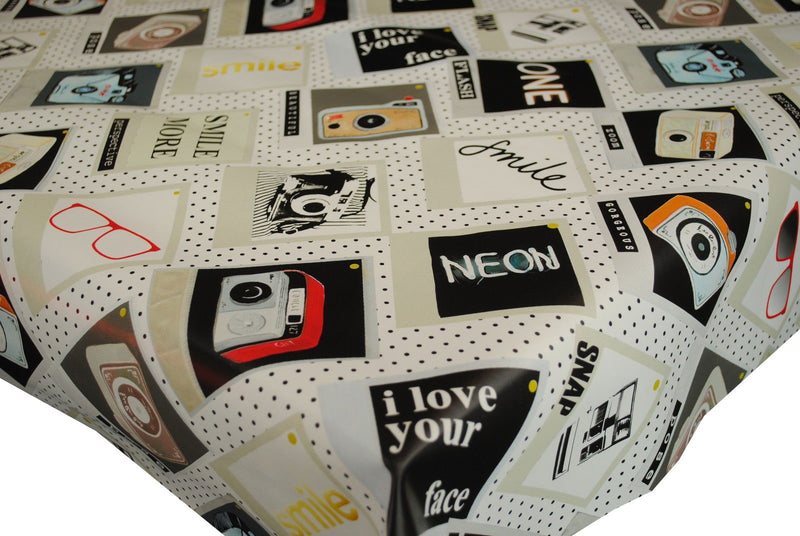 Smile for Camera Vinyl Oilcloth Tablecloth