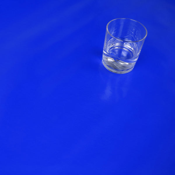 Plain Royal Blue Smooth Vinyl Oilcloth Tablecloth