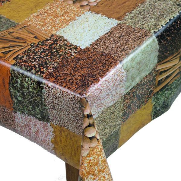 Spices Vinyl Oilcloth Tablecloth
