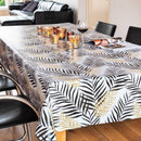 Bamboo Palm Vinyl Oilcloth Tablecloth