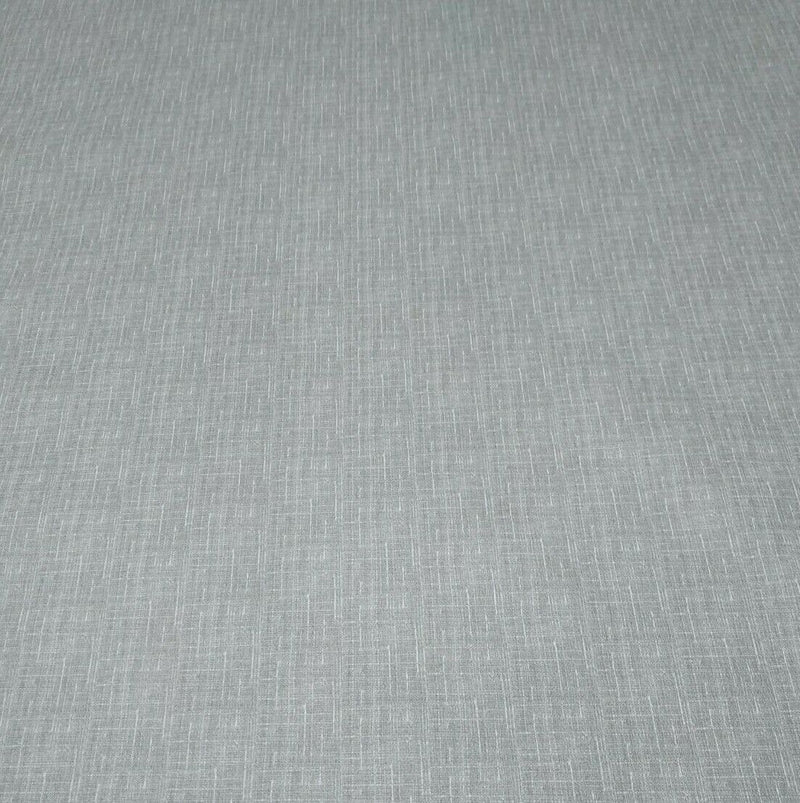Pewter Grey Linen Look Vinyl Oilcloth Tablecloth