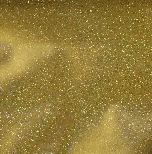 Gold Glittery Glitter Vinyl Oilcloth Tablecloth