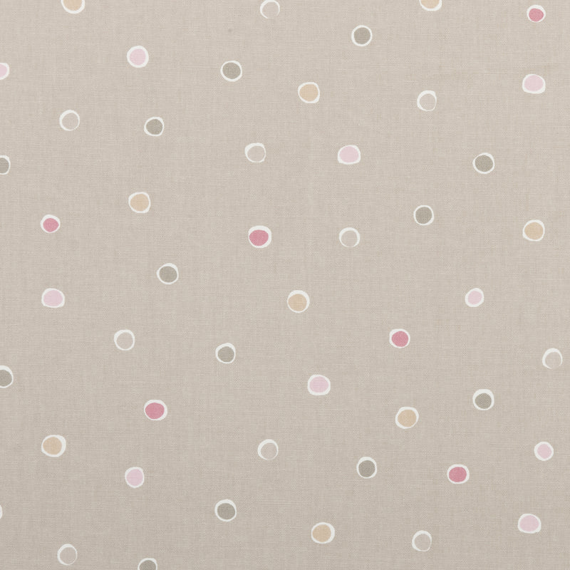 Seaside Spot Taupe Cotton Oilcloth Tablecloth by Clarke and Clarke 80cm x 132cm - Warehouse Clearance
