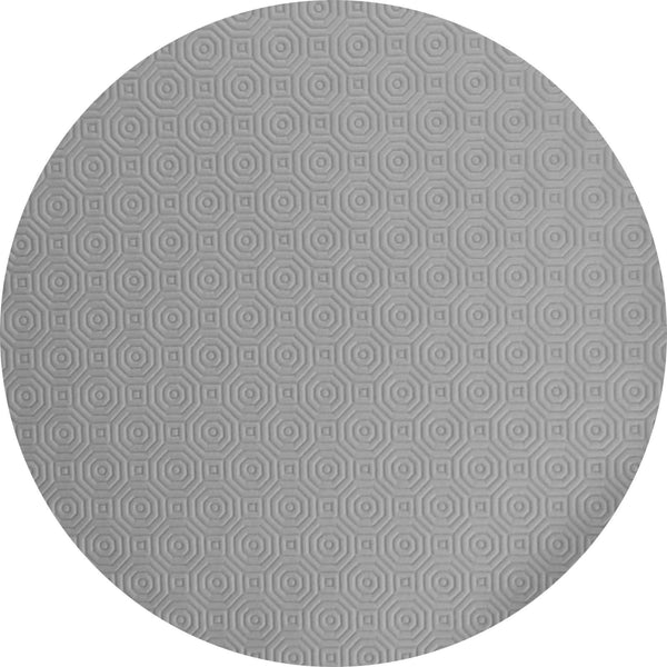 GREY Round Classic Table Protector 110cm