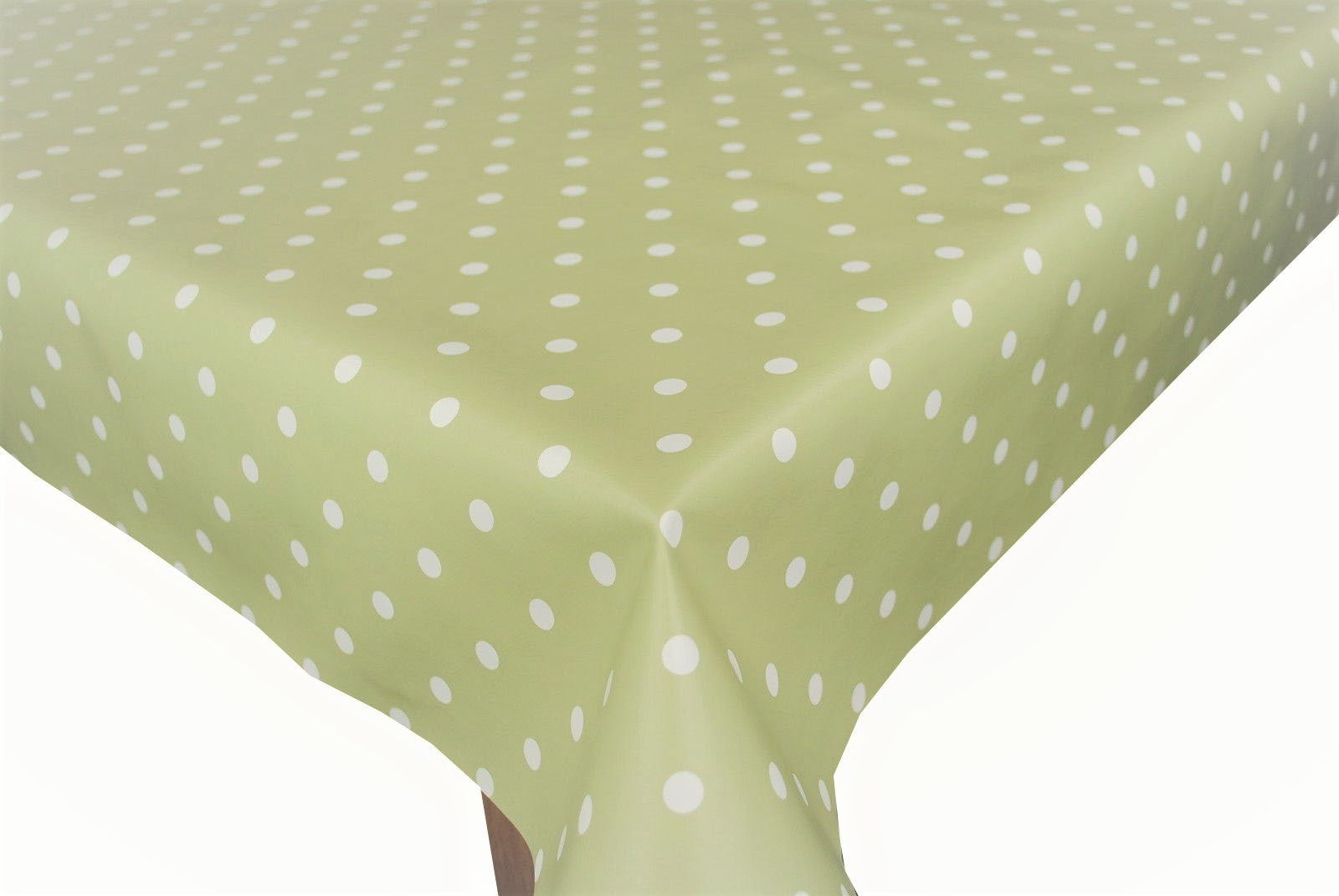 Fixwal 5-Pack Premium Plastic Tablecloth 84in Round - Sage Green Disposable Party Table Cover