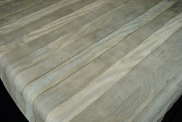 Silver Grey Wood Effect Wooden Planks Vinyl Oilcloth Tablecloth