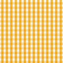 Yellow Gingham Medium Check   PVC Vinyl Tablecloth Roll 20 Metres x 140cm