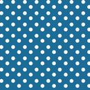 Teal Smartie Spot Vinyl Tablecloth Roll 20 Metres x 140cm Full Roll