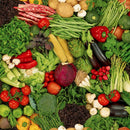 Vegetables PVC Vinyl Wipe Clean Tablecloth  80cm x 140cm Warehouse Clearance