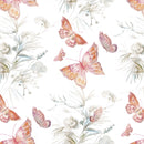 Summer Butterfly Spice PVC Vinyl Tablecloth 20 Metres x 140cm
