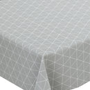 Grey  Triangle Design PVC Tablecloth 20 Metres Roll