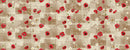 Poppies Butterflies Flowers Beige  PVC Vinyl Tablecloth 20 Metres Roll x 140cm