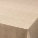 Beige Hessian Effect PVC Vinyl Wipe Clean Tablecloth  130cm x 140cm Warehouse Clearance
