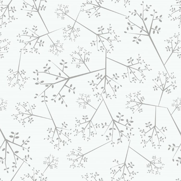 White Trees Vinyl Oilcloth Tablecloth