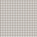 Small Check Taupe Vinyl Oilcloth Tablecloth