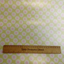 Daisy Lime Green Oilcloth Tablecloth by Clarke and Clarke