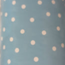 Sky Blue Random Polka Dot  PVC Vinyl Tablecloth 20 Metres Roll