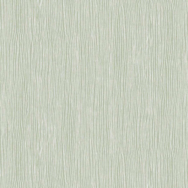 Wavy Lines on Sage Green PVC Vinyl Wipe Clean Tablecloth  200cm x 140cm Warehouse Clearance