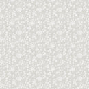 Small Flowers on Grey Vinyl Oilcloth Tablecloth