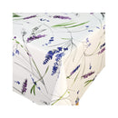 Lavender Stems PVC Vinyl Wipe Clean Tablecloth-Dirty on back-  100cm x 140cm Warehouse Clearance