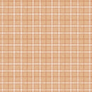 Orange Woven Check Vinyl Oilcloth Tablecloth