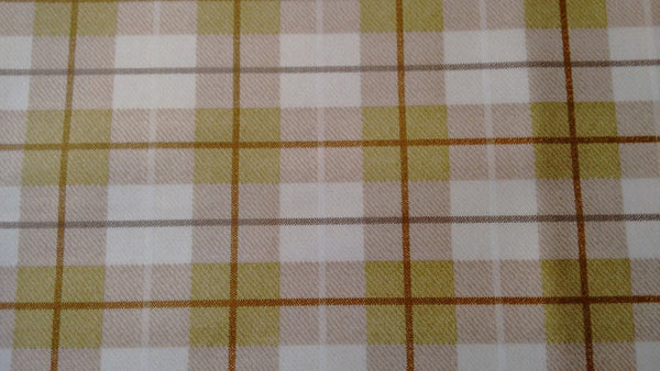 Tartan Green Oilcloth Tablecloth