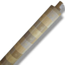 Cream and Beige Motif Squares PVC Vinyl Tablecloth 20 Metres x 140cm
