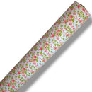 Little Pink Flowers PVC Vinyl Tablecloth 20 Metres Roll