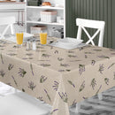 Rustic Lavender Sprig Vinyl Oilcloth Tablecloth